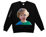 アクメドラビ(acme' de la vie) ADLV BABY FACE SMILE SWEATSHIRTS (ブラック)