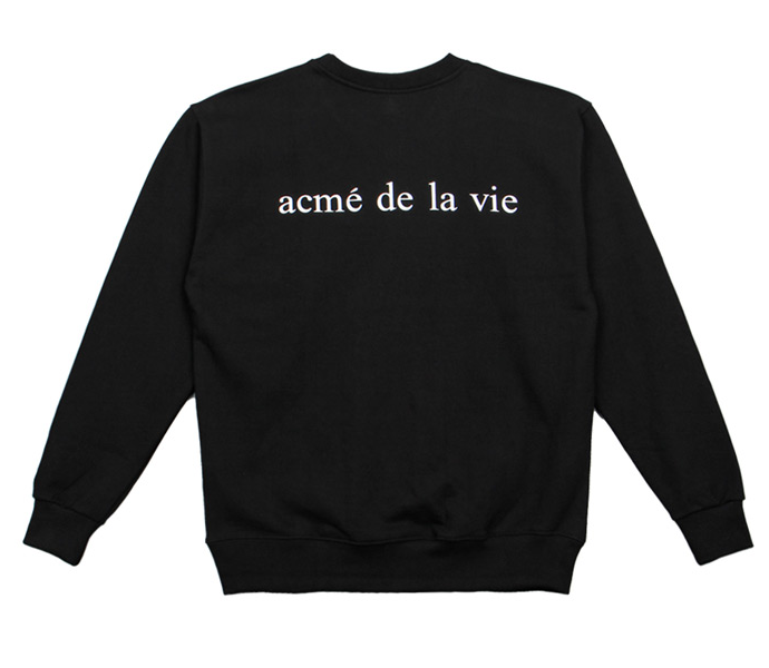 アクメドラビ(acme' de la vie) ADLV BABY FACE STRAW HAT SWEATSHIRTS (ブラック)