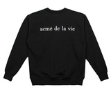 アクメドラビ(acme' de la vie) ADLV BABY FACE STRAW HAT SWEATSHIRTS (ブラック)