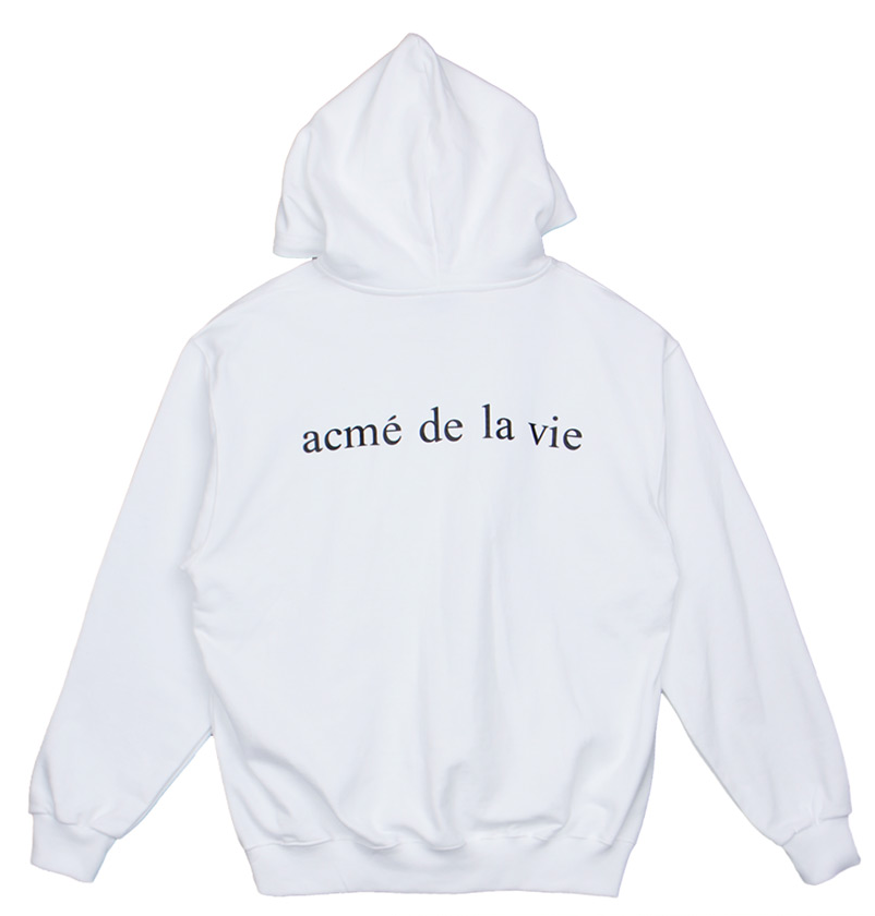 アクメドラビ(acme' de la vie) ADLV BABY FACE HERO HOODIE WHITE