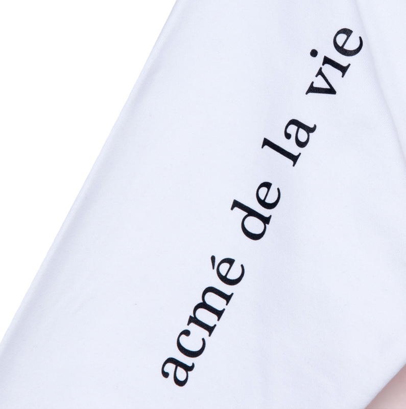 アクメドラビ(acme' de la vie) ADLV BABY FACE HERO HOODIE WHITE