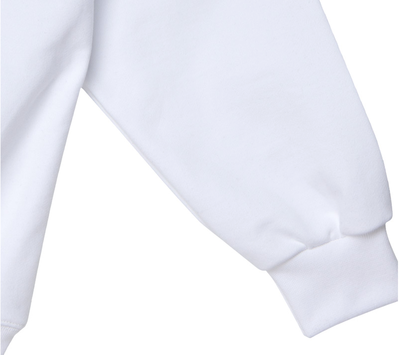 アクメドラビ(acme' de la vie) ADLV BABY FACE RUGBY HOODIE  WHITE