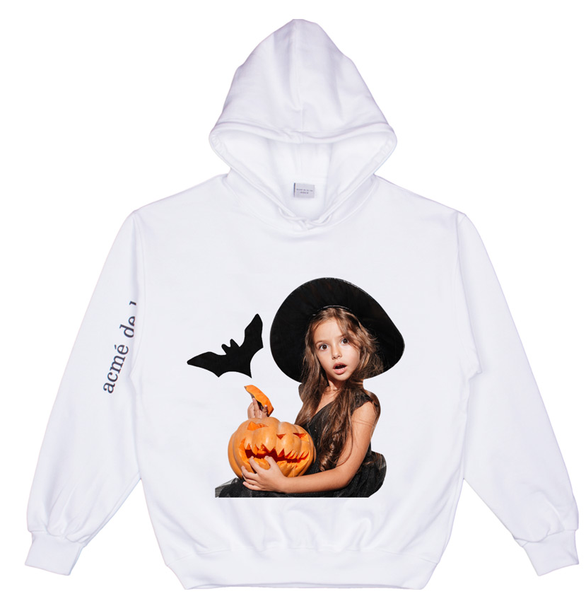 アクメドラビ(acme' de la vie) ADLV BABY FACE WITCH HOODIE WHITE