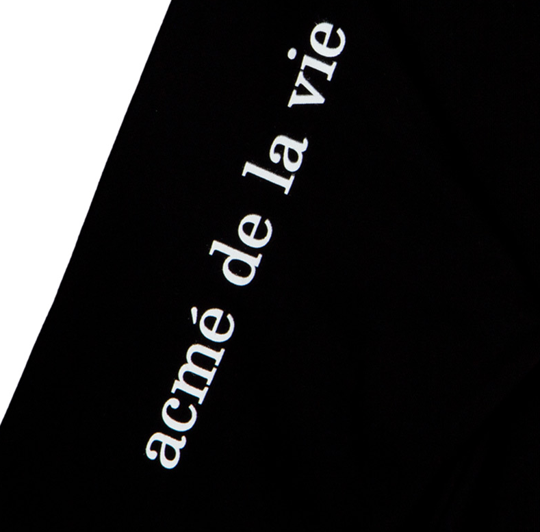 アクメドラビ(acme' de la vie) ADLV BABY FACE HOODIE BLACK DONUT 2