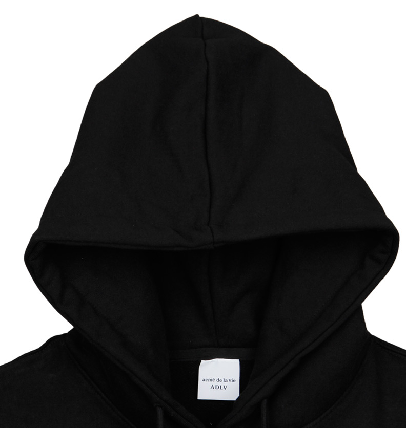 アクメドラビ(acme' de la vie) ADLV BABY FACE SMILE HOODIE (ブラック)