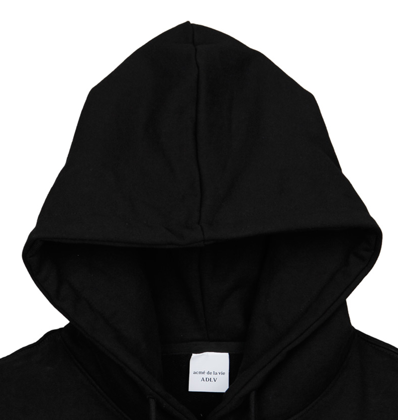 アクメドラビ(acme' de la vie) ADLV BABY FACE STRAW HAT HOODIE (ブラック)