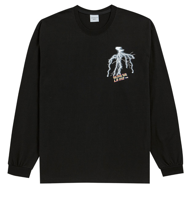 アクメドラビ(acme' de la vie) ADLV LONG SLEEVE T-SHIRT Lightning (ブラック)