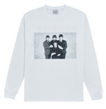 アクメドラビ(acme' de la vie) ADLV LONG SLEEVE T-SHIRT Black&Grey WHITE