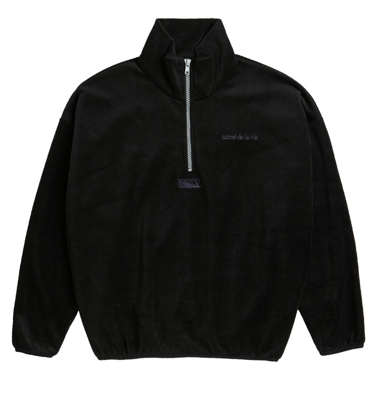 アクメドラビ(acme' de la vie) ADLV AMBROID FLEESE JACKET BLACK