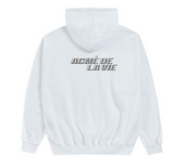 アクメドラビ(acme' de la vie) ADLV DIGITAL PRINTING HOODIE ANGRY MAN WHITE