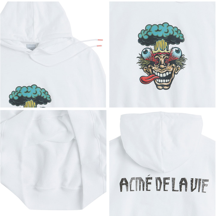 アクメドラビ(acme' de la vie) ADLV DIGITAL PRINTING HOODIE CRAZY EYE FIRE