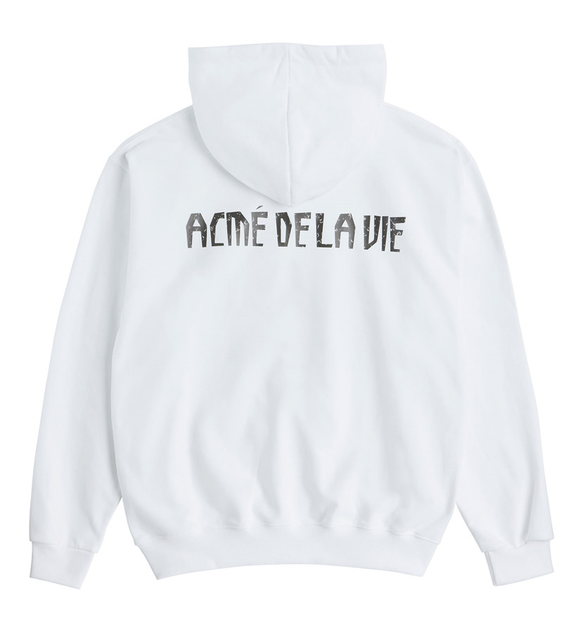 アクメドラビ(acme' de la vie) ADLV DIGITAL PRINTING HOODIE HALLOWEEN WHITE