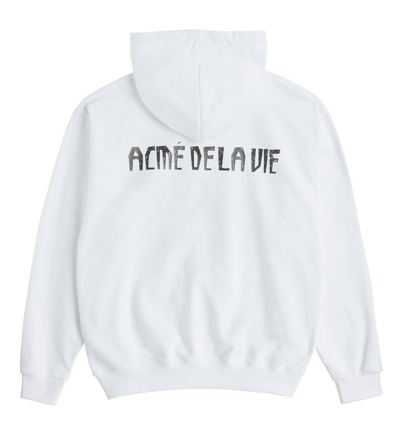 アクメドラビ(acme' de la vie) ADLV DIGITAL PRINTING HOODIE HALLOWEEN WHITE