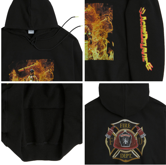アクメドラビ(acme' de la vie) ADLV FIRE FIGHTER HOODIE ONE