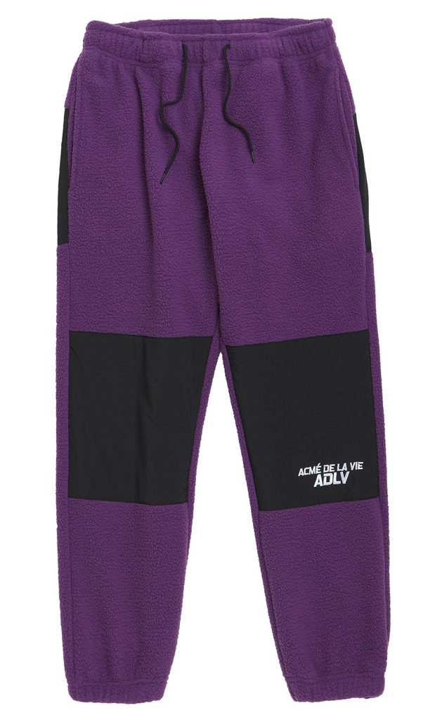 アクメドラビ(acme' de la vie) ADLV Fleece Set up Pants Purple