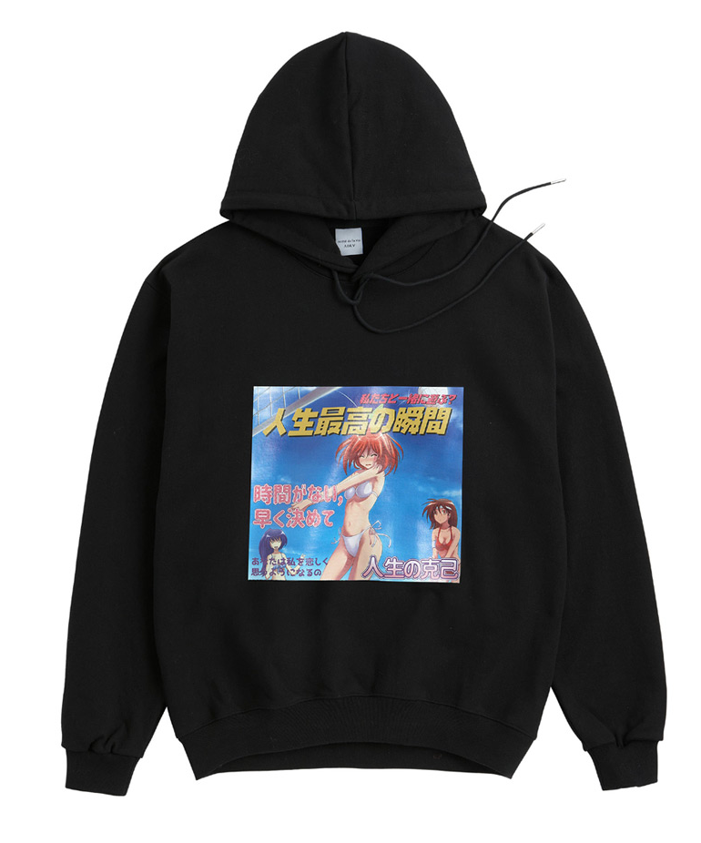 アクメドラビ(acme' de la vie) ADLV CARTOON HOODIE VOLLEYBALL