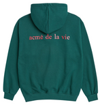 アクメドラビ(acme' de la vie) ADLV BASIC LOGO HOODIE GREEN
