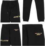 アクメドラビ(acme' de la vie) ADLV LOGO SWEATPANTS (ブラック)