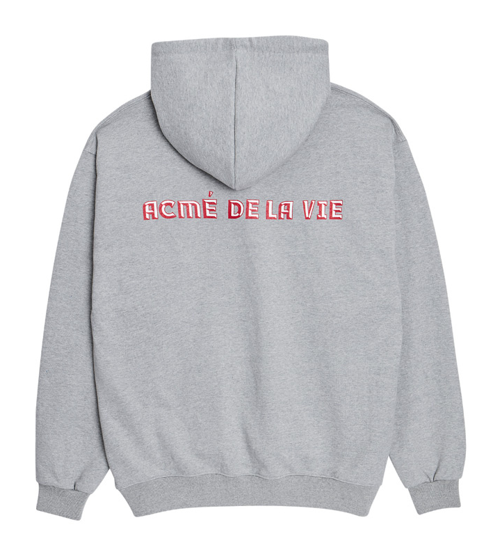 アクメドラビ(acme' de la vie) ADLV LOGO SETUP HOODIE (グレー)
