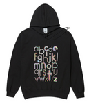 アクメドラビ(acme' de la vie) ADLV X Steven Willson ALPHABET HOODIE BLACK