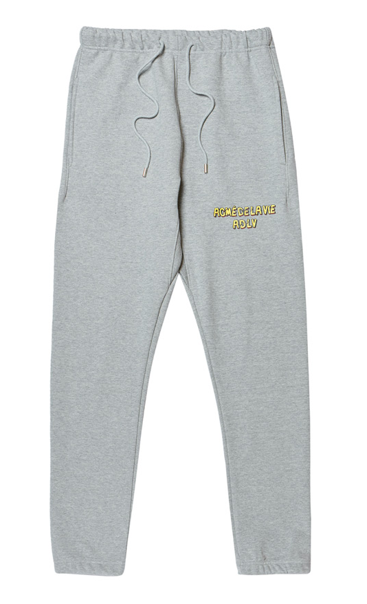 アクメドラビ(acme' de la vie) ADLV BROKEN LOGO SWEATPANTS GREY