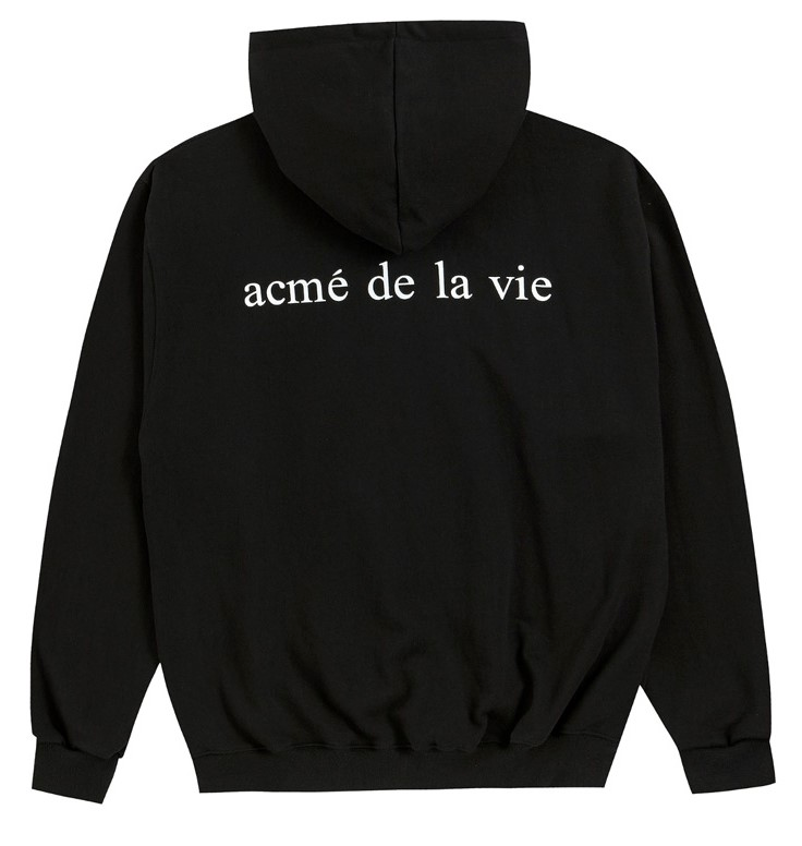 アクメドラビ(acme' de la vie) ADLV BABY FACE HOODIE BLACK LABORATORY (BLACK)