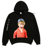 アクメドラビ(acme' de la vie) ADLV BABY FACE HOODIE BLACK RED HOODIE BOY (BLACK)