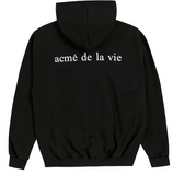 アクメドラビ(acme' de la vie) ADLV BABY FACE HOODIE BLACK RED HOODIE BOY (BLACK)