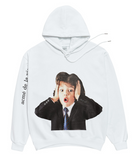 アクメドラビ(acme' de la vie) ADLV BABY FACE HOODIE WHITE BEETHOVEN (WHITE)