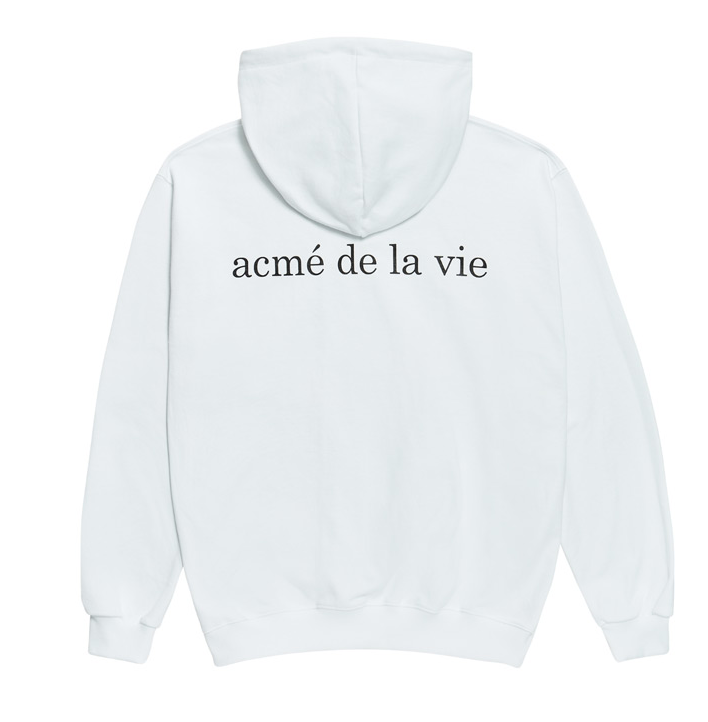 アクメドラビ(acme' de la vie) ADLV BABY FACE HOODIE WHITE BEETHOVEN (WHITE)