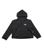 ベーシックコットン(BASIC COTTON) BCN Stitch Hoodie (ブラック)