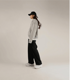 ベーシックコットン(BASIC COTTON) BCN Stitch Hoodie (グレー)