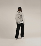 ベーシックコットン(BASIC COTTON) BCN Stitch Hoodie (グレー)