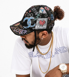 ブラックブロンド(BLACKBLOND) BBD Tweed Cap Graffiti Ver. (Black)