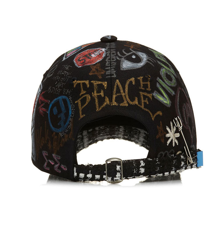 ブラックブロンド(BLACKBLOND) BBD Tweed Cap Graffiti Ver. (Black)
