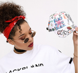 ブラックブロンド(BLACKBLOND) BBD Tweed Cap Graffiti Ver. (White)