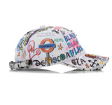 ブラックブロンド(BLACKBLOND) BBD Tweed Cap Graffiti Ver. (White)