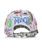 ブラックブロンド(BLACKBLOND) BBD Tweed Cap Graffiti Ver. (White)