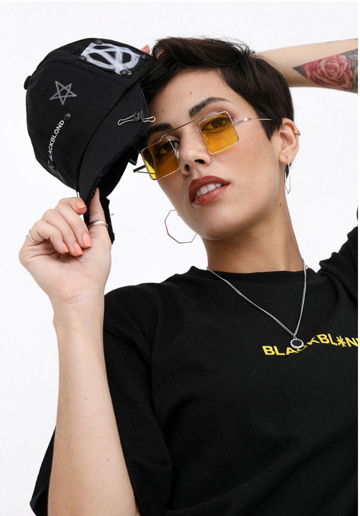 ブラックブロンド(BLACKBLOND) BBD Reflection Logo No Sympathy Cap (Black)