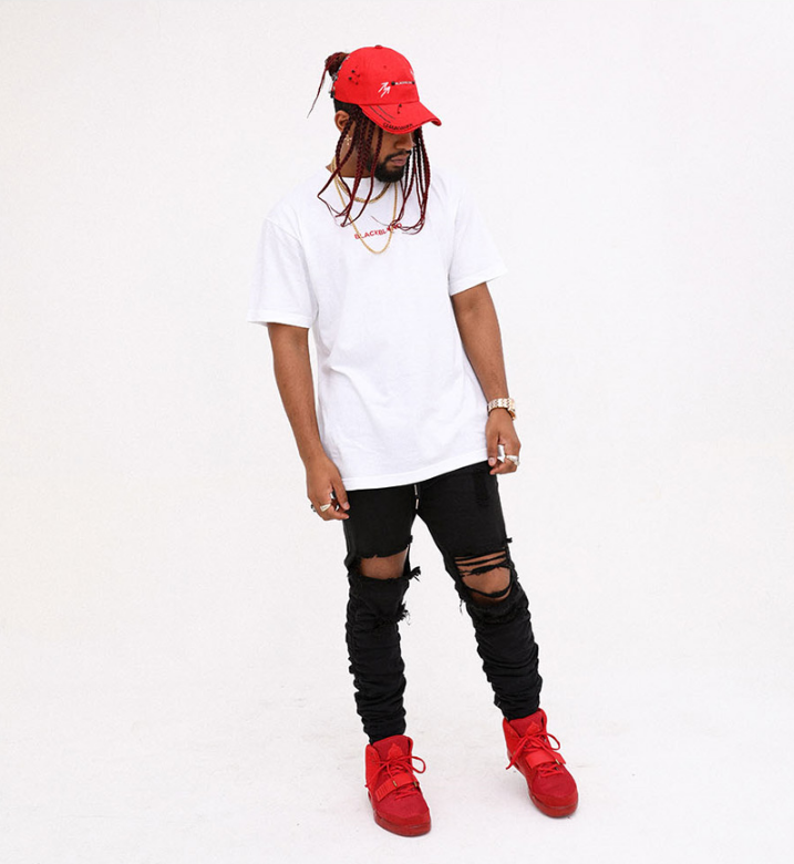 ブラックブロンド(BLACKBLOND) BBD Reflection Logo No Sympathy Cap (Red)