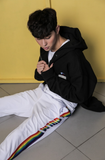 ドルム (DoLM) Rainbow training pants White