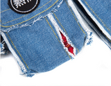 ドルム (DoLM) Utility Hip Sack Denim