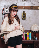 ダブルユーブイプロジェクト(WV PROJECT) LOKO CORDUROY SHIRT BLACK MJLS7195