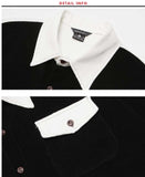 ダブルユーブイプロジェクト(WV PROJECT) LOKO CORDUROY SHIRT BLACK MJLS7195