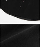 ダブルユーブイプロジェクト(WV PROJECT) LOKO CORDUROY SHIRT BLACK MJLS7195