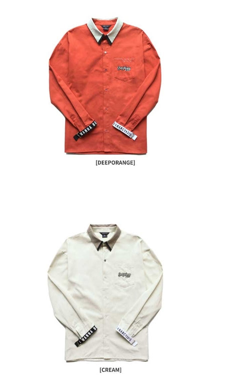 ダブルユーブイプロジェクト(WV PROJECT) HAND CUFF SHIRT LIGHT KHAKI SYLS7099