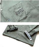 ダブルユーブイプロジェクト(WV PROJECT) HAND CUFF SHIRT LIGHT KHAKI SYLS7099