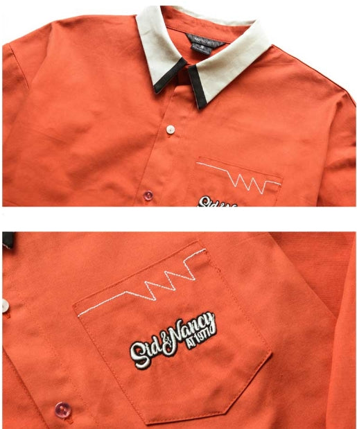 ダブルユーブイプロジェクト(WV PROJECT) HAND CUFF SHIRT DEEP ORANGE SYLS7099