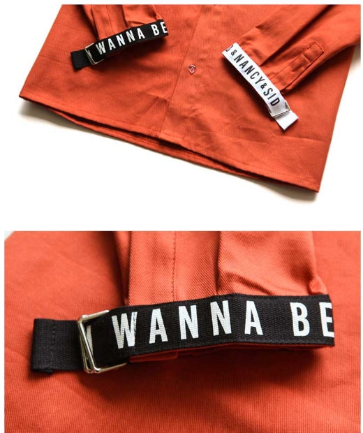 ダブルユーブイプロジェクト(WV PROJECT) HAND CUFF SHIRT DEEP ORANGE SYLS7099