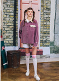 ダブルユーブイプロジェクト(WV PROJECT) LOKO CORDUROY SHIRT PURPLE MJLS7195